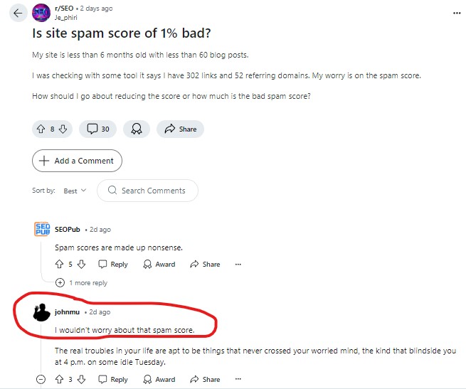 Reddit John Mueller