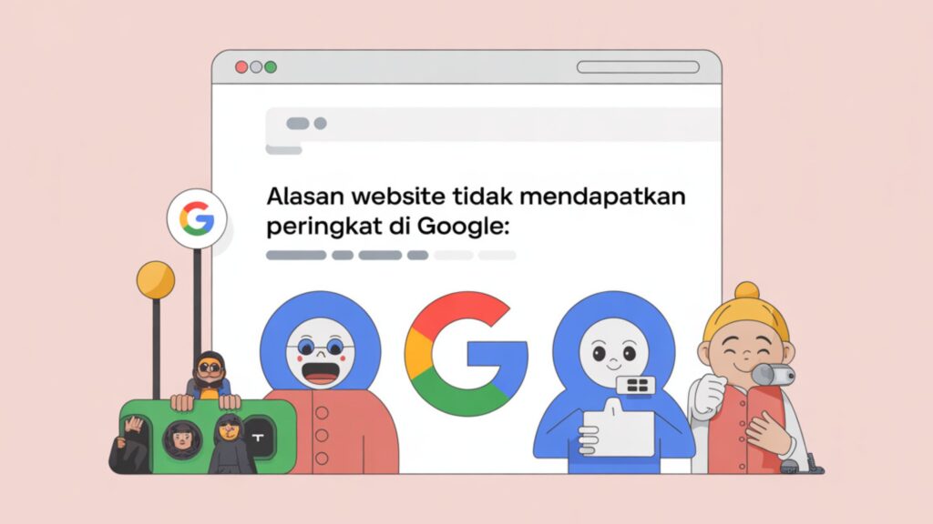 Alasan Website Tidak Mendapatkan Peringkat di Google