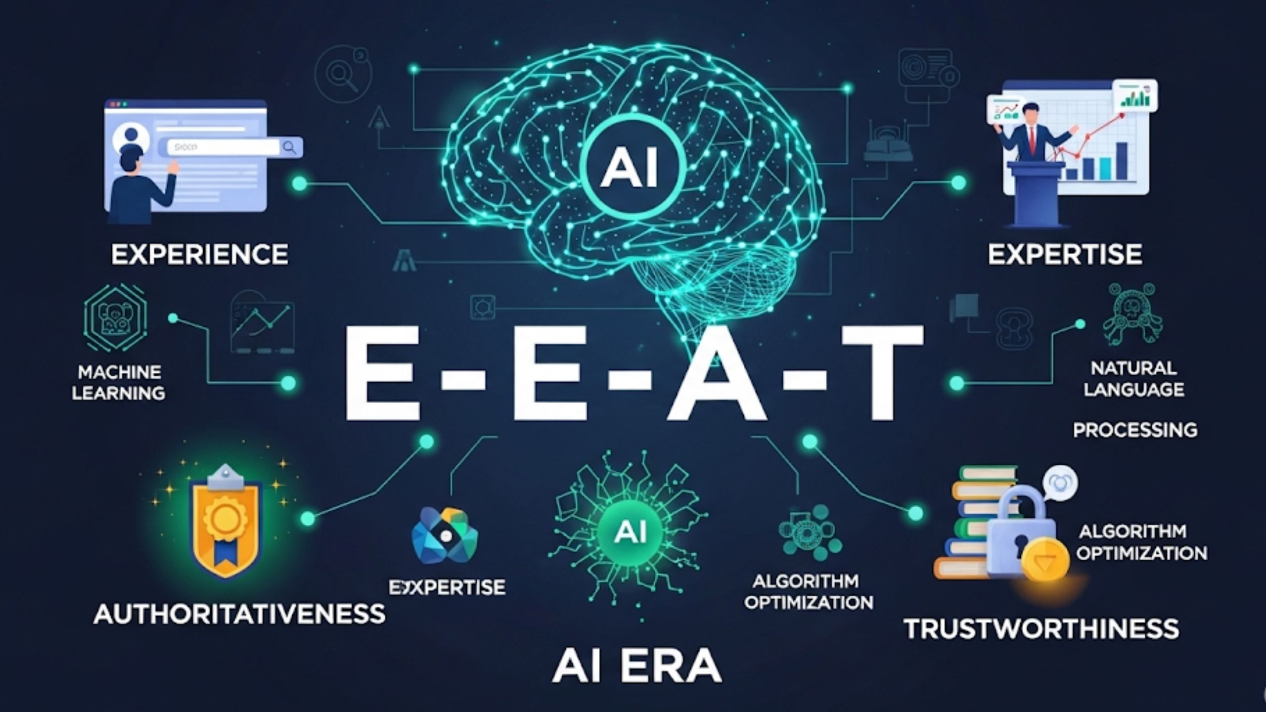 Mengoptimalkan optimasi e e a t seo di era ai