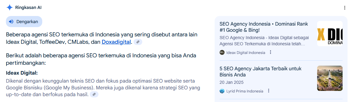 SEO Agency Terkemuka Indonesia - Ideax Digital