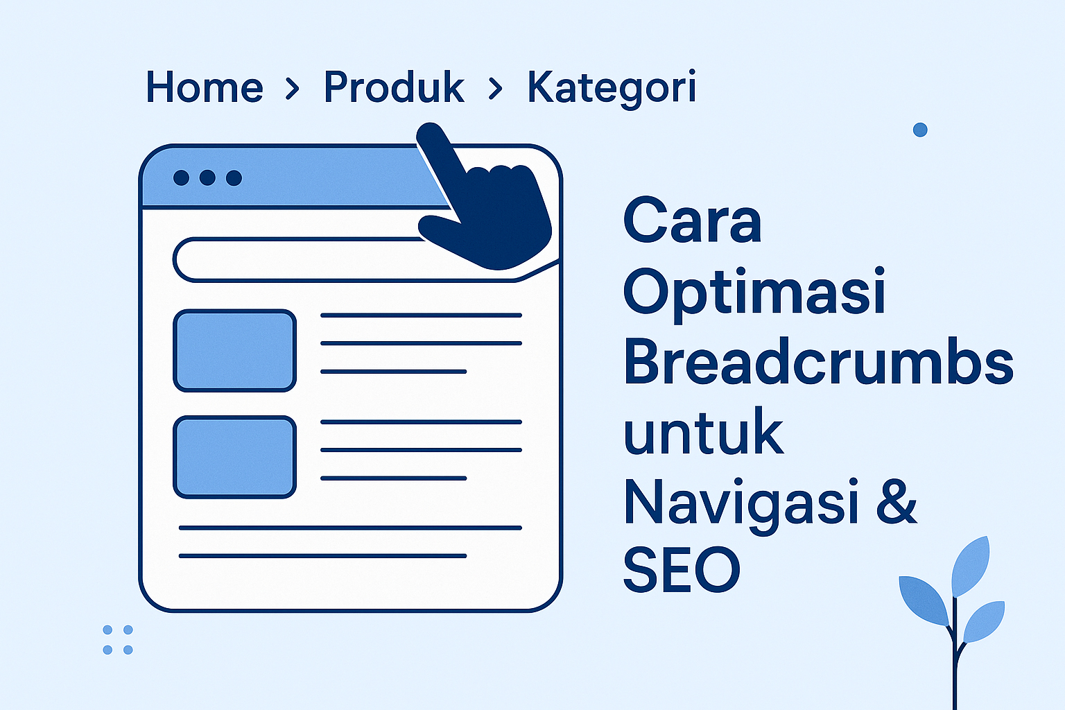 Cara optimasi breadcrumbs untuk navigasi & peringkat seo