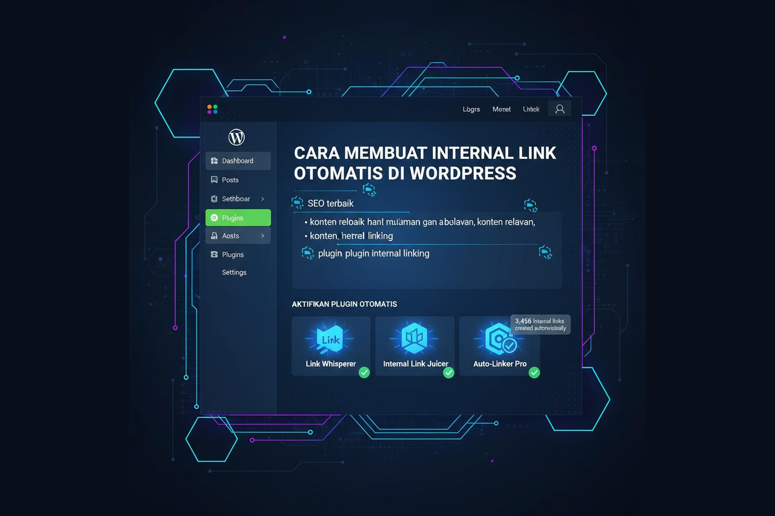 Cara membuat internal link otomatis di wordpress