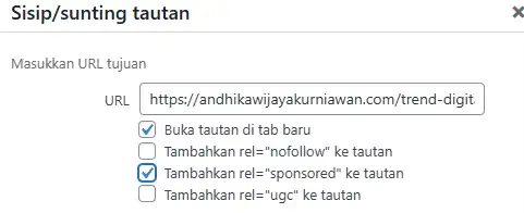 Jenis external link seo