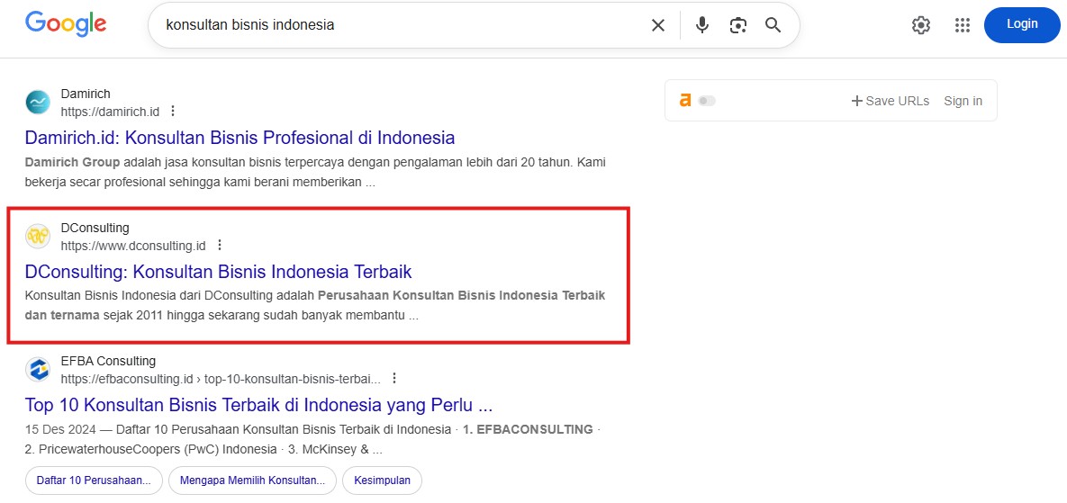 Konsultan bisnis indonesia