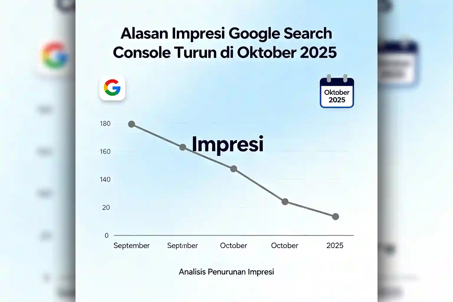 Alasan mengapa impresi google seach console turun oktober 2025 ideax digital jasa seo agency indonesia