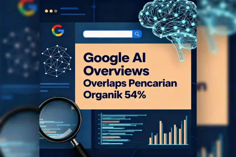 Google ai overviews overlaps pencarian organik strategi seo bisnis ideax digital jasa seo agency indonesia