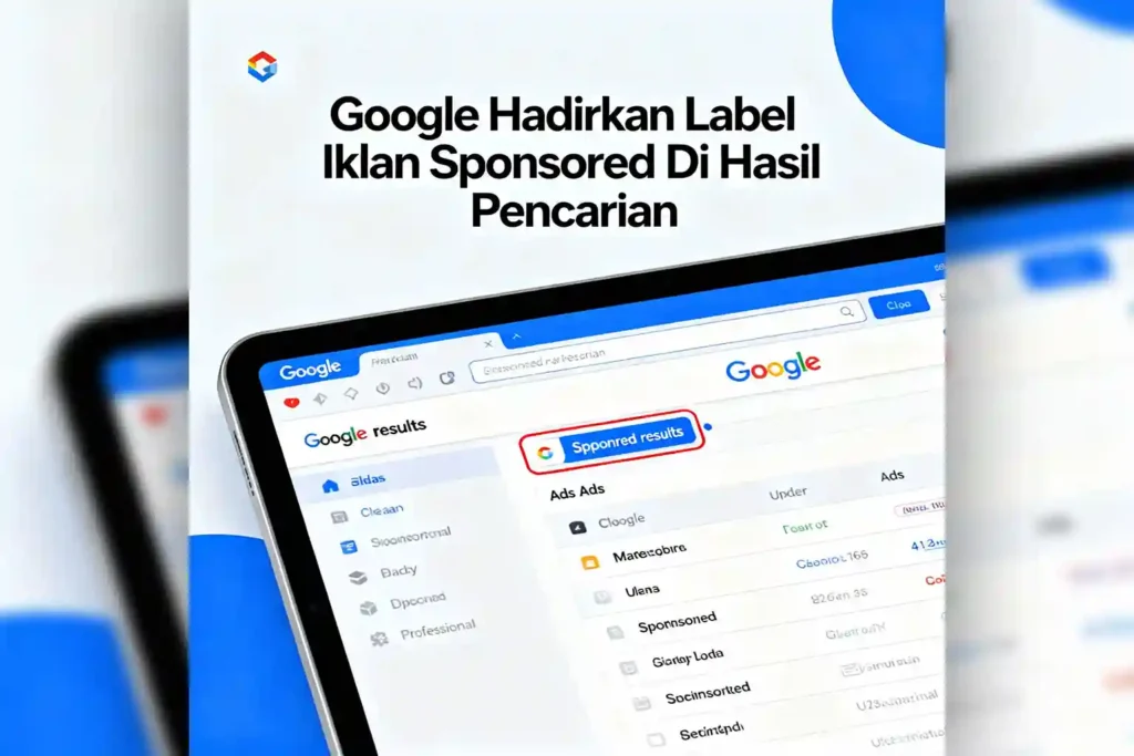 Google hadirkan label iklan sponsored hasil pencarian ideax digital jasa seo agency indonesia