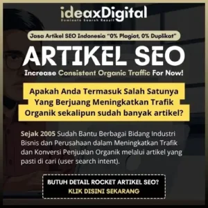Jasa artikel seo indonesia ideax digital seo agency