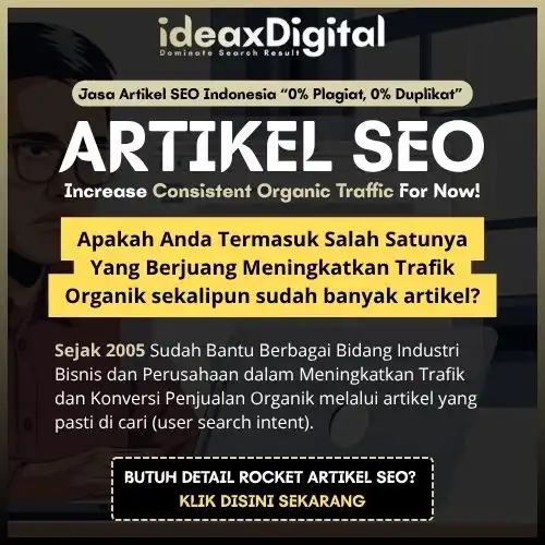 Jasa artikel seo indonesia ideax digital seo agency