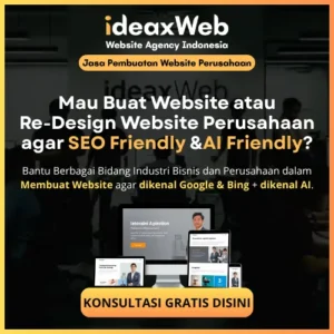 Jasa pembuatan website perusahaan ideaxweb website agency indonesia