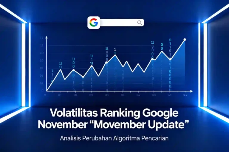 Volatilitas ranking google november 2025 movember update ideax digital jasa seo agency indonesia
