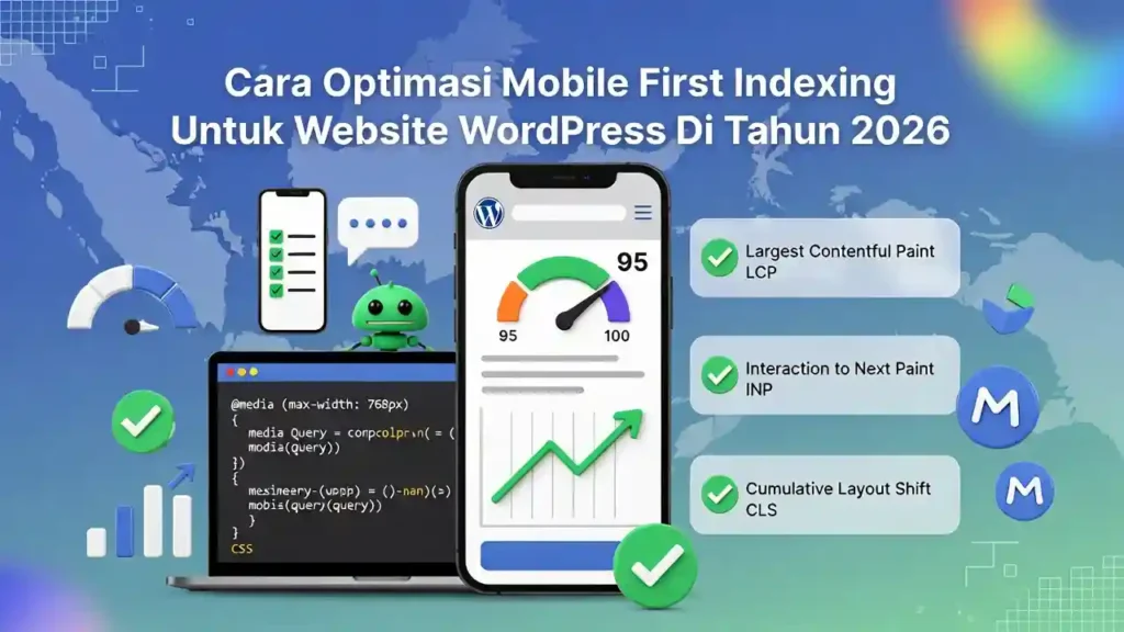 Cara optimasi mobile first indexing wordpress wp 2026 ideax digital jasa seo agency indonesia