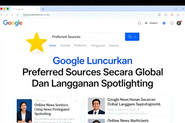 Google luncurkan preferred sources spotlighting ideax digital jasa seo agency indonesia