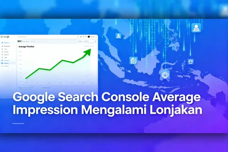 Google search console gsc average impression lonjakan ideax digital jasa seo agency indonesia
