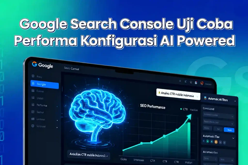 Google search console gsc uji coba laporan performa konfigurasi ai powered ideax digital jasa seo agency indonesia
