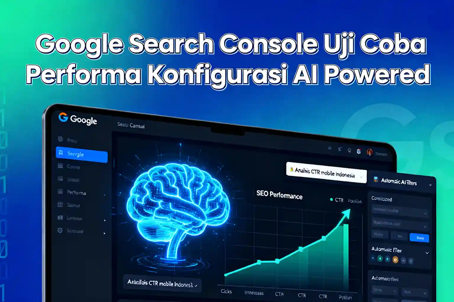 Google search console gsc uji coba laporan performa konfigurasi ai powered ideax digital jasa seo agency indonesia