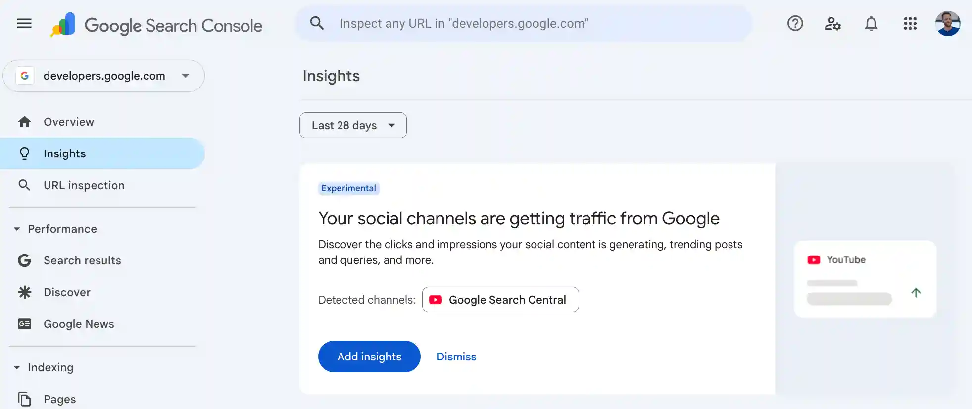 Search console insights social channels ideax digital jasa seo agency indonesia