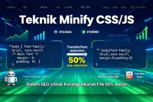 Teknik cara optimasi minify css js seo ideax digital jasa seo agency indonesia