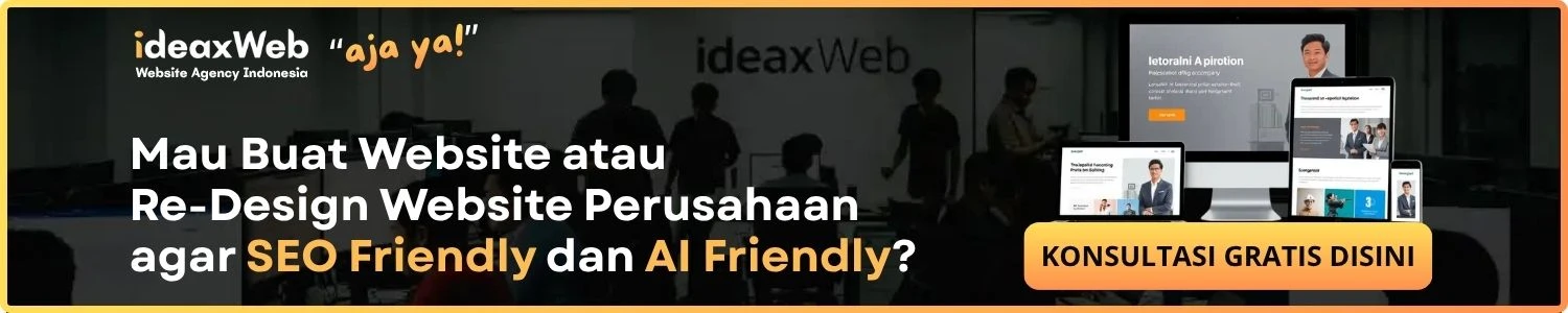 Banner ideaxweb website agency indonesia jasa pembuatan website perusahaan