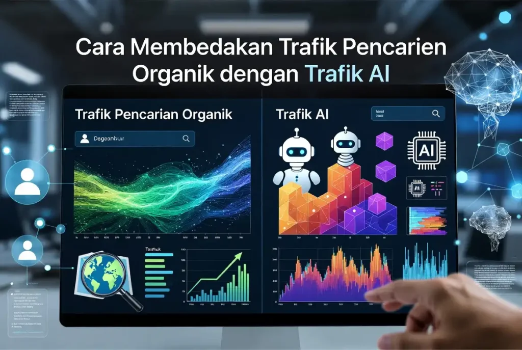 Cara membedakan trafik pencarian organik dengan ai ideax digital jasa seo agency indonesia